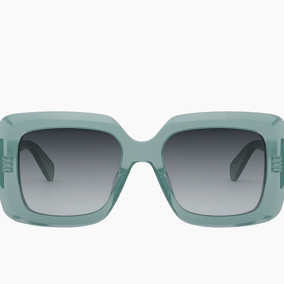 New Celine CL40263F 93B Blue/Grey Gradient 54-17-135 Sunglasses Authentic - Picture 4 of 7